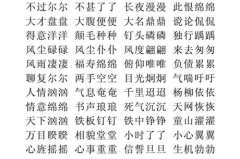 四字成语 全部,中华智慧的浓缩与传承